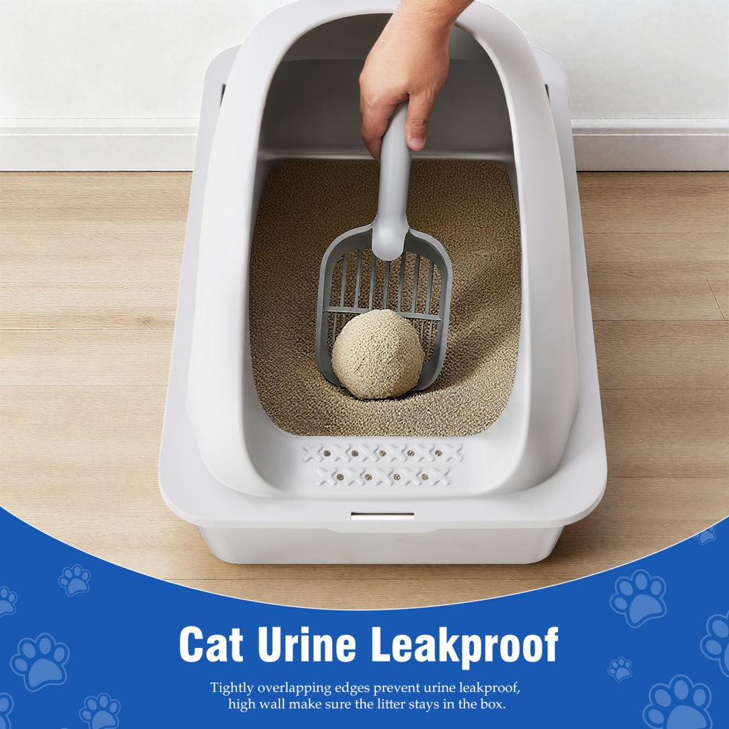 Stainless Steel Litter Box With Lid