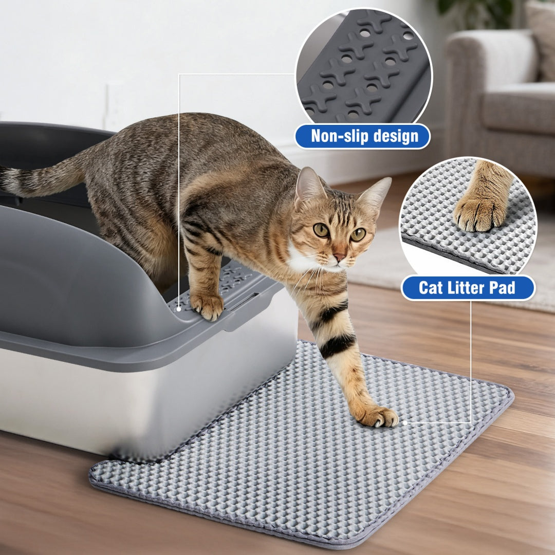 Stainless Steel Litter Box With Lid