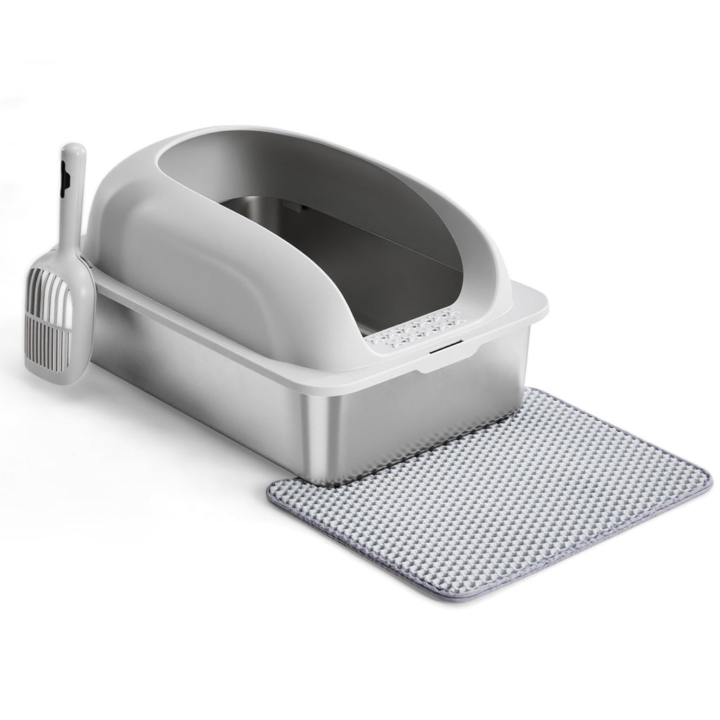 Stainless Steel Litter Box With Lid