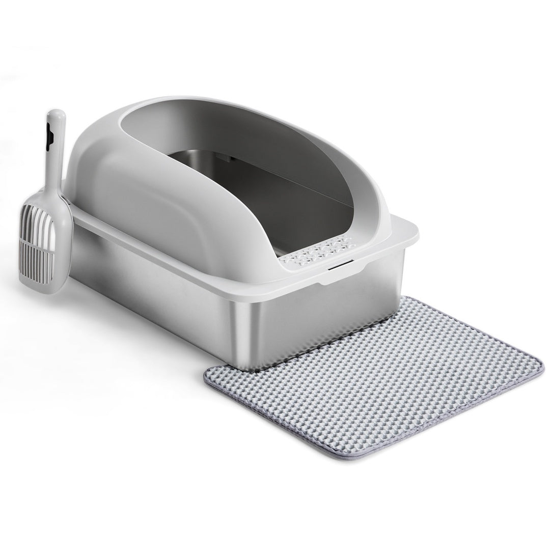 Stainless Steel Litter Box With Lid