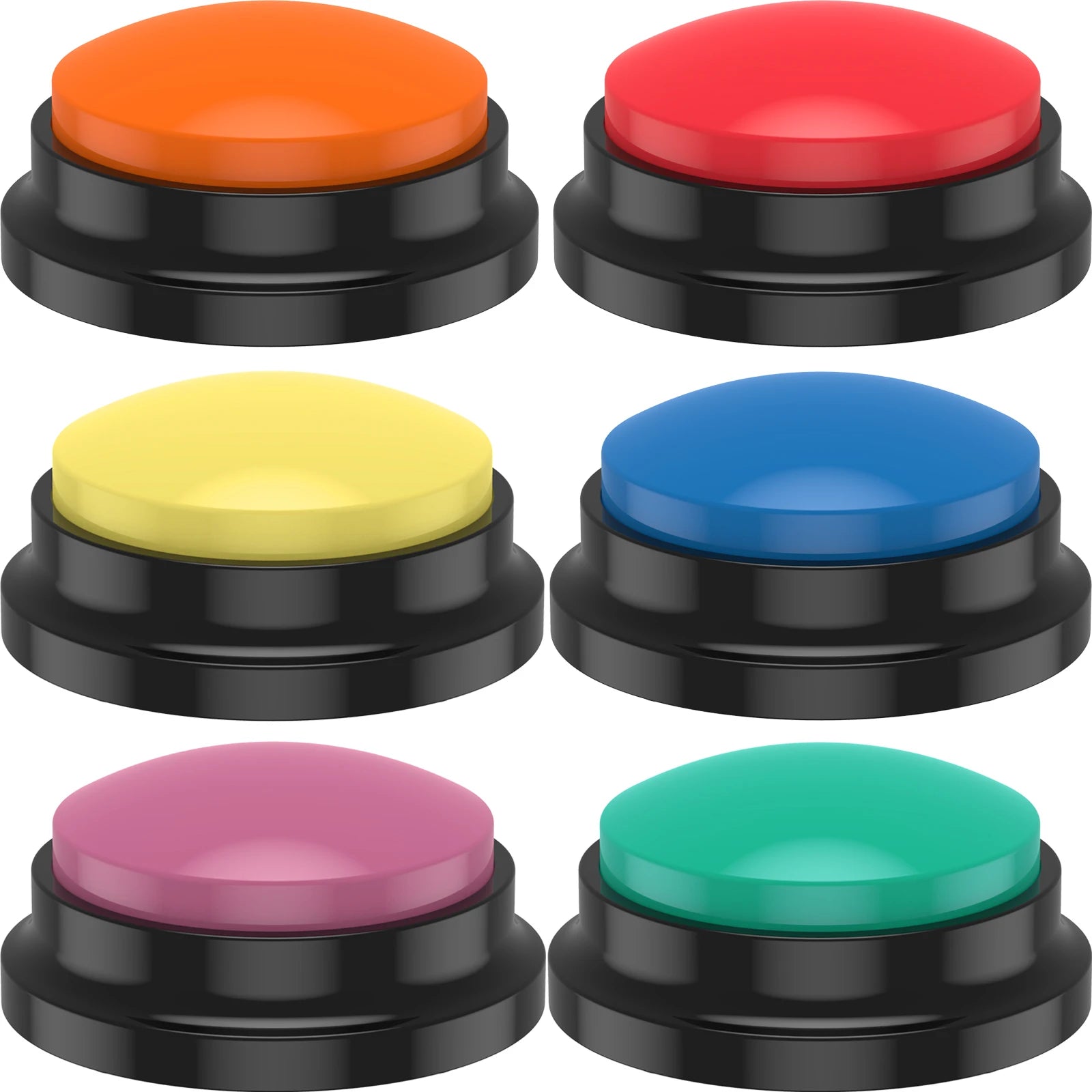 4/6 Pcs Pet Communication Training Buttons