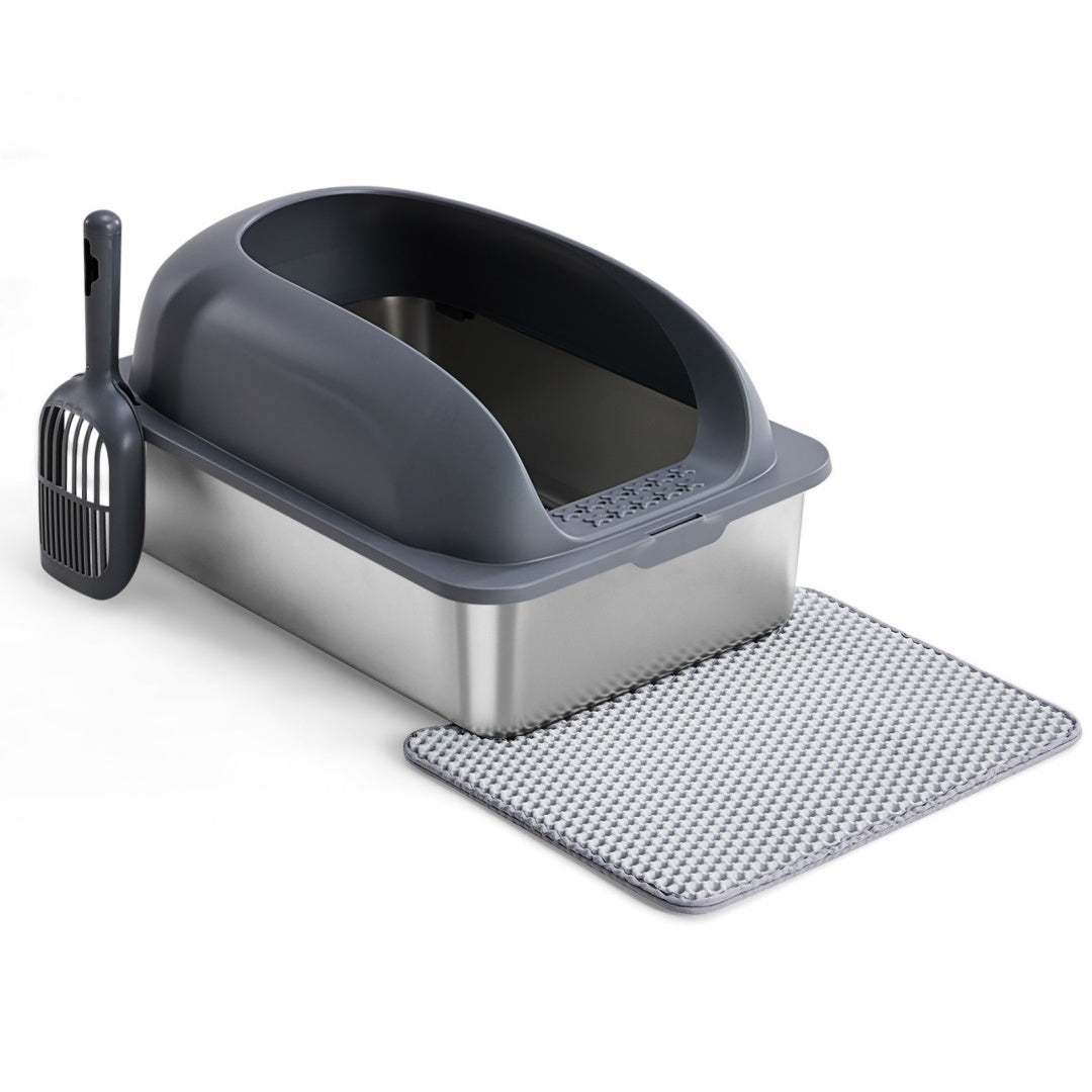 Stainless Steel Litter Box With Lid