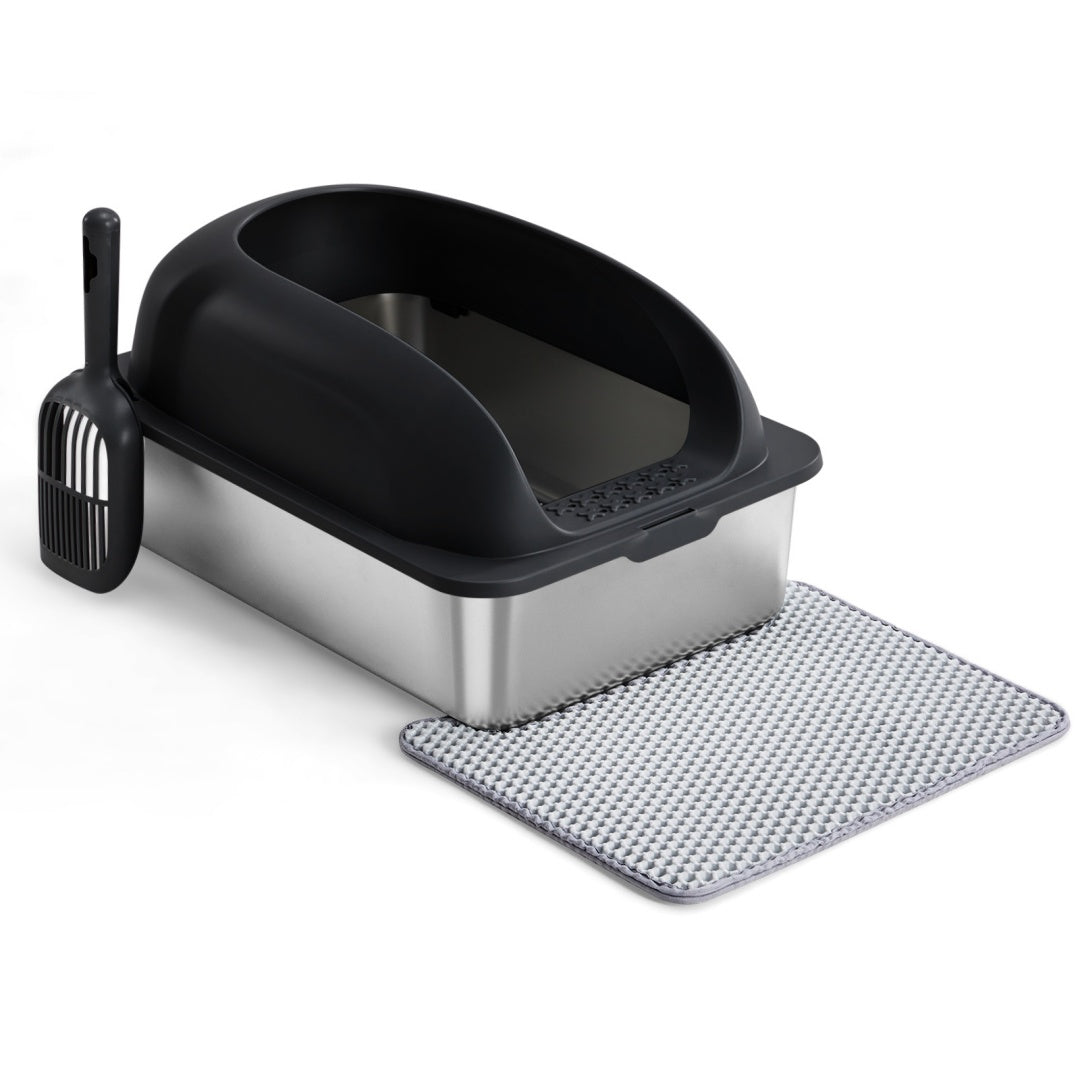 Stainless Steel Litter Box With Lid